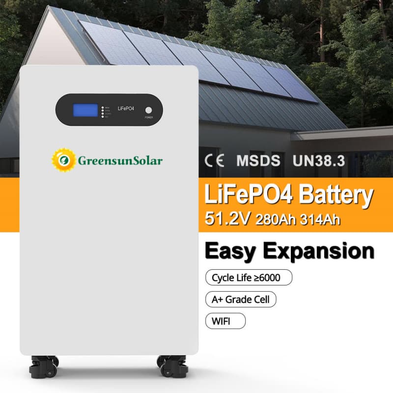 LiFePO4 Battery with wheels