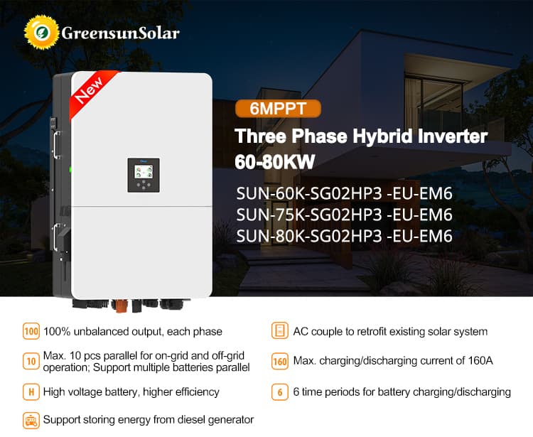 Three phase hybrid inverter 