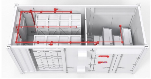 Lithium battery fire suppression system Bess fire protection system