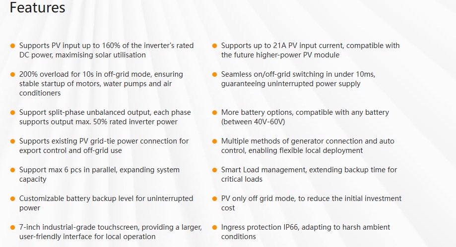 S6-EH2P(5-8)K02-SV-YD-L SOLIS Hybrid inverter
