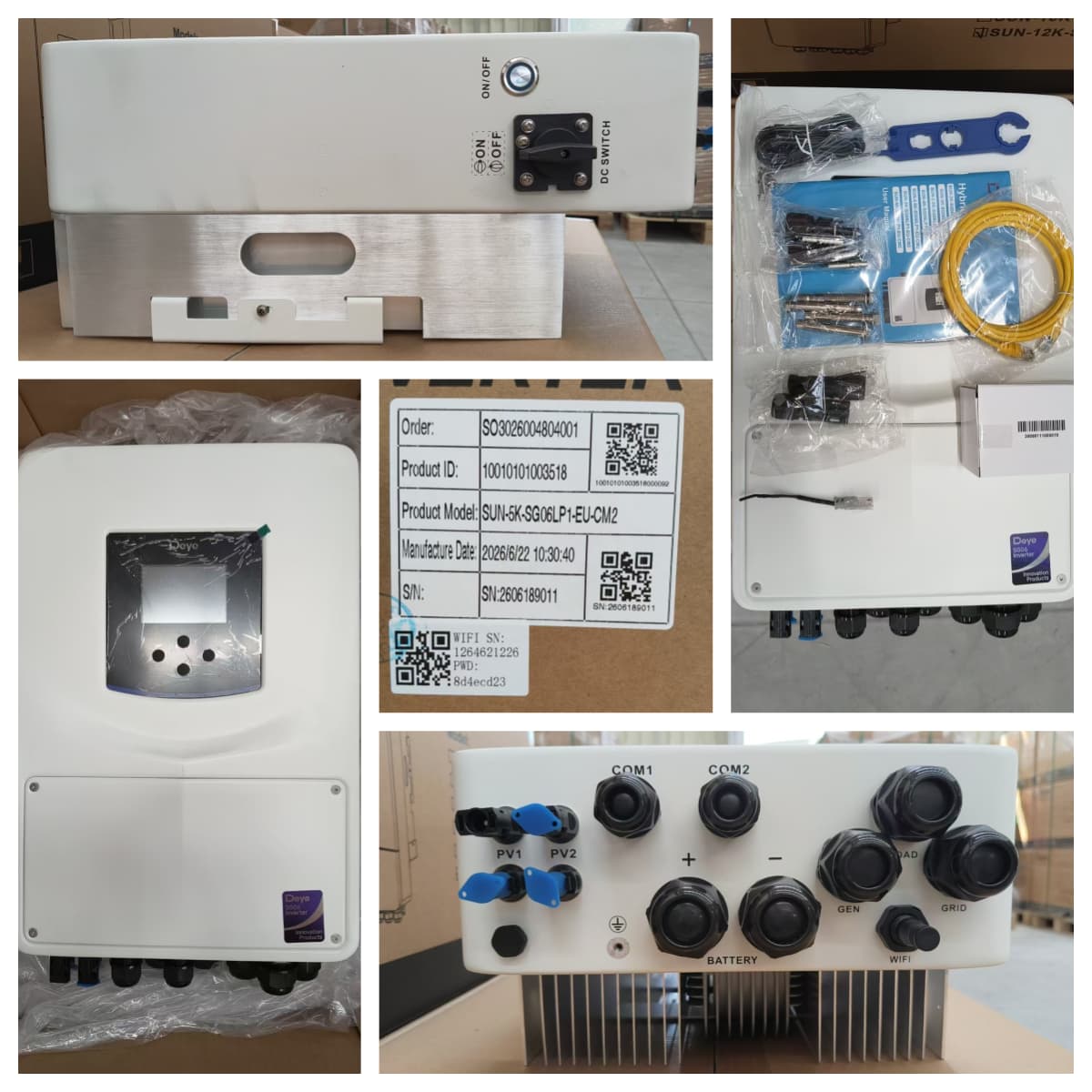 SUN-5K-SG06LP1-EU-CM2 SUN-3.6/4/4.6/5/6K-SG06LP1-EU-CM2