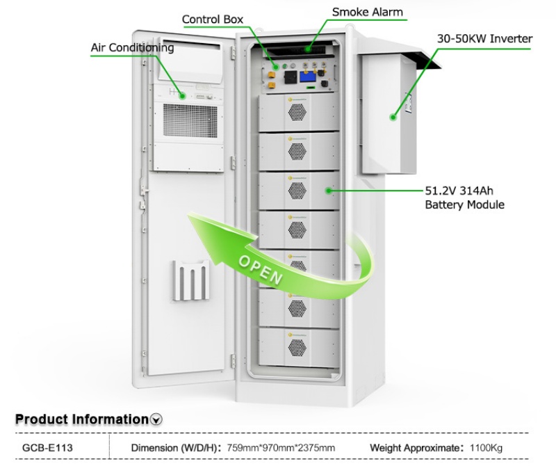 outdoor all-in-one cabinet