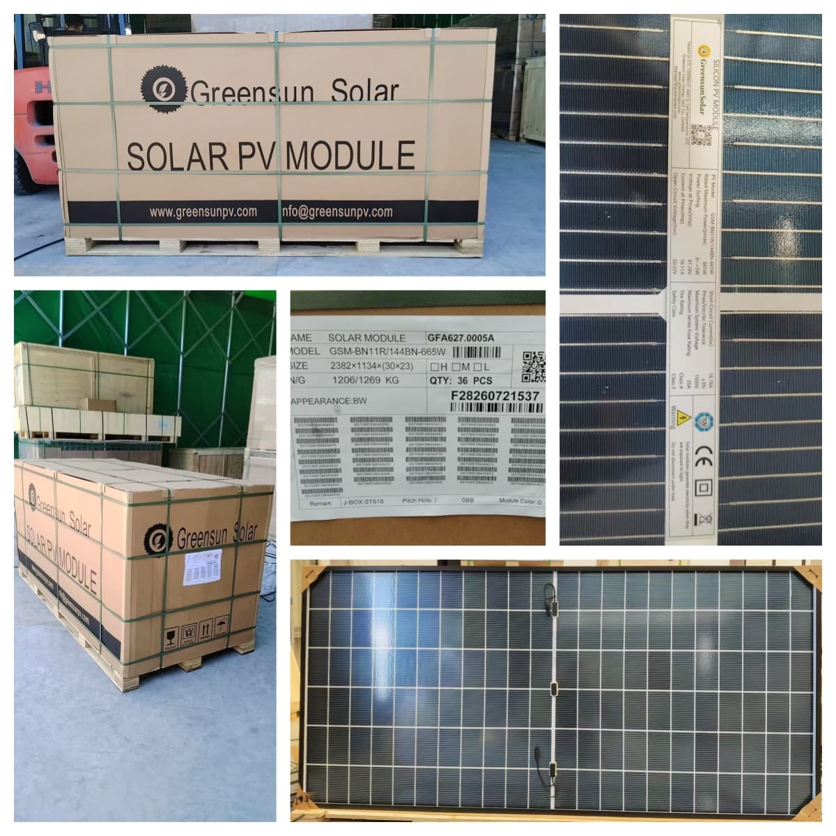 Solar panels 675W 
